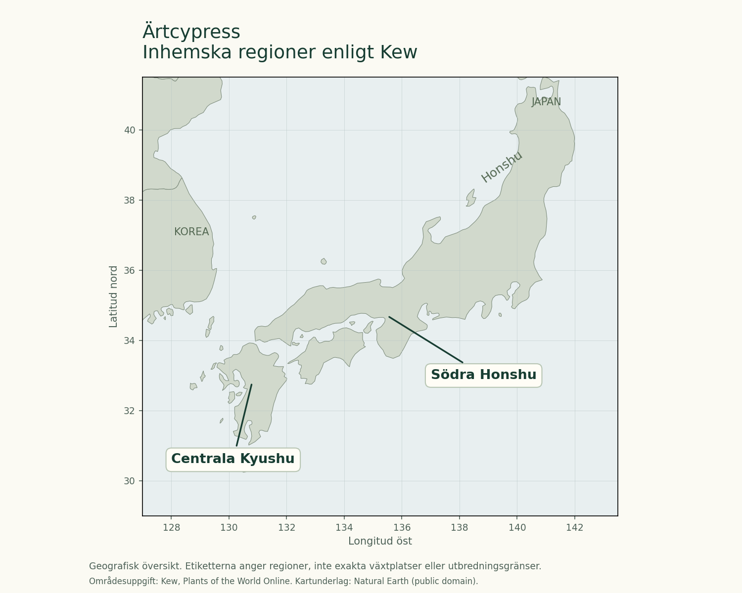 Geografisk översikt: södra Honshu och centrala Kyushu i Japan